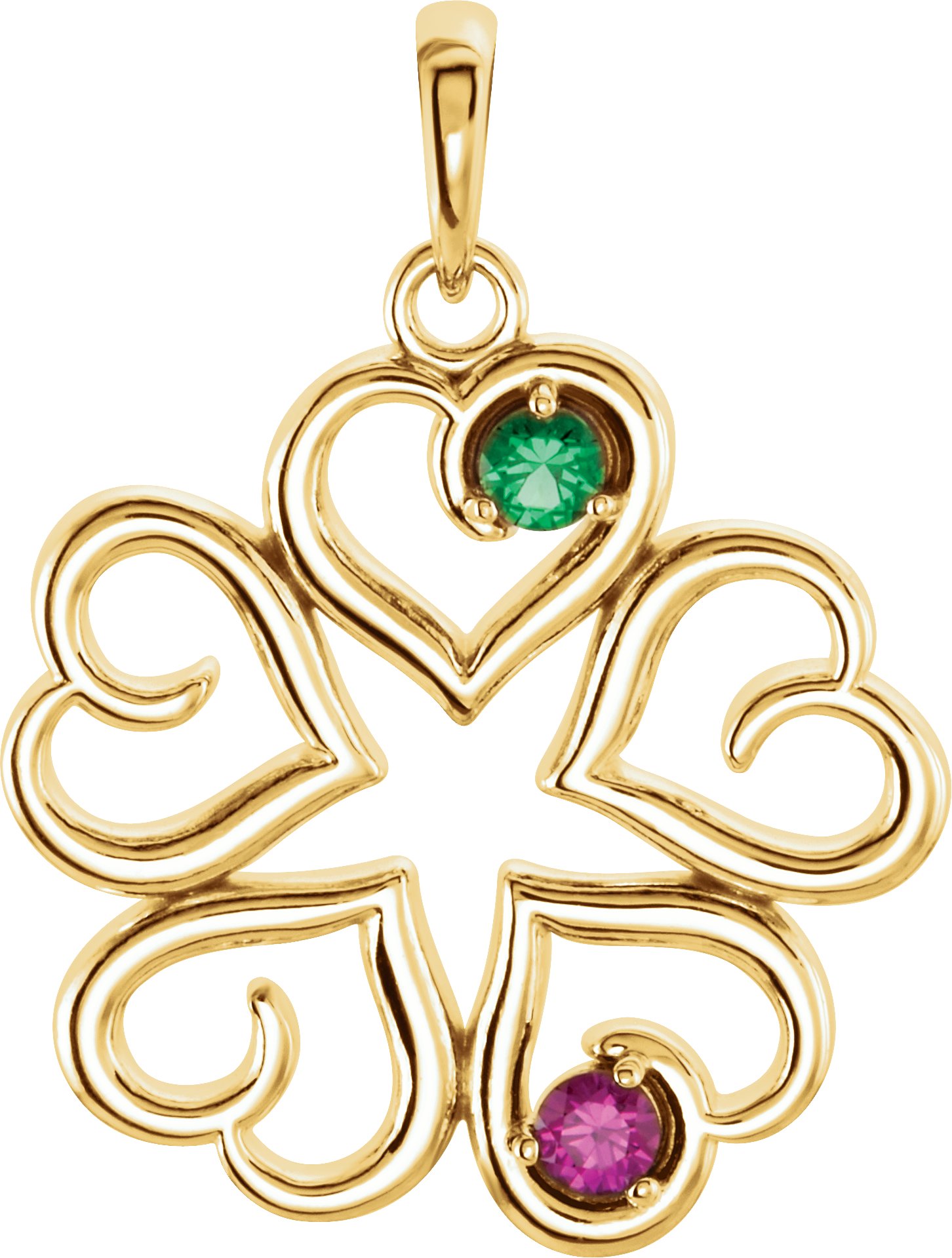 Family Heart Pendant
