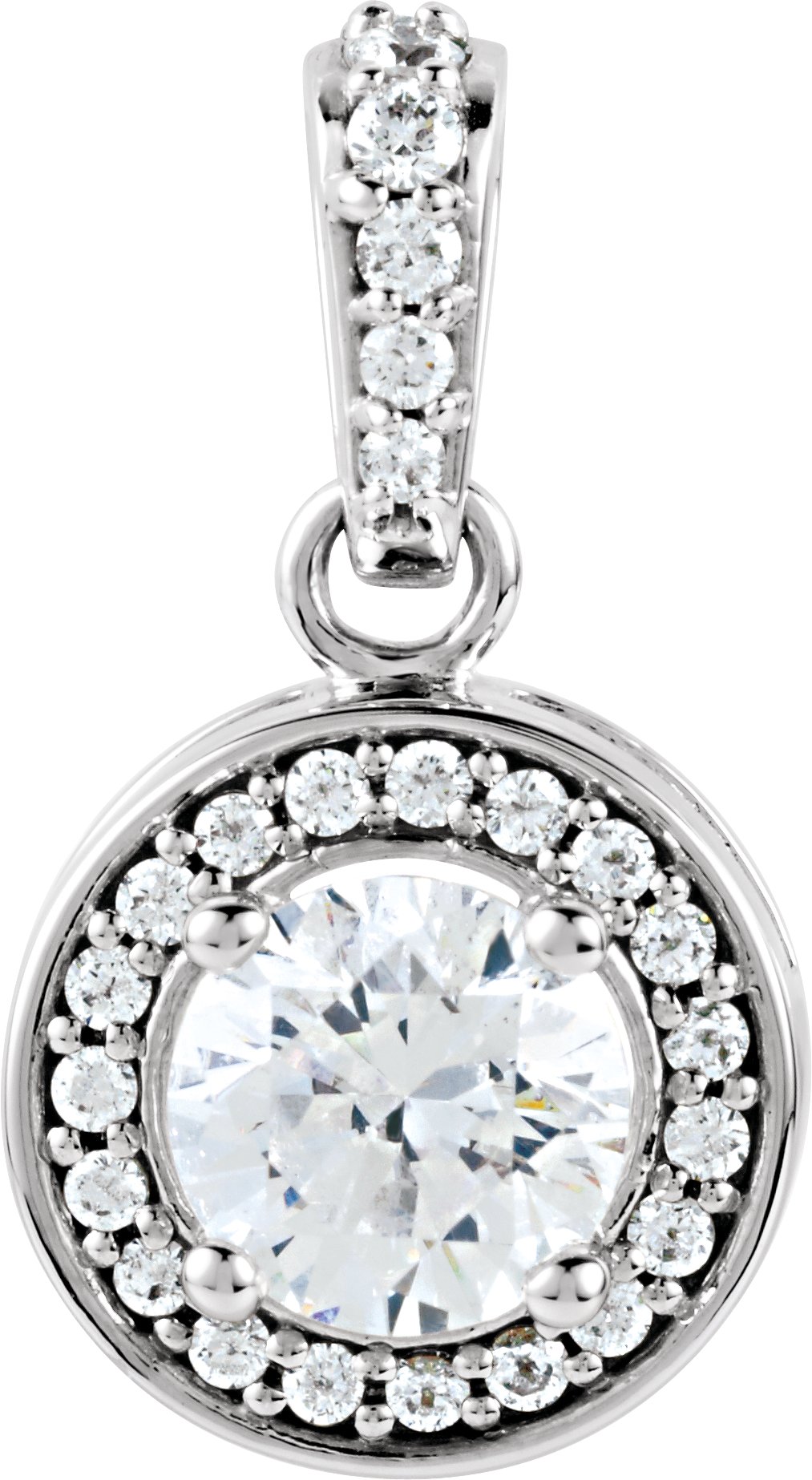 Entourage Pendant Mounting for Diamonds