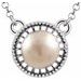 14K White Freshwater Cultured Pearl 
