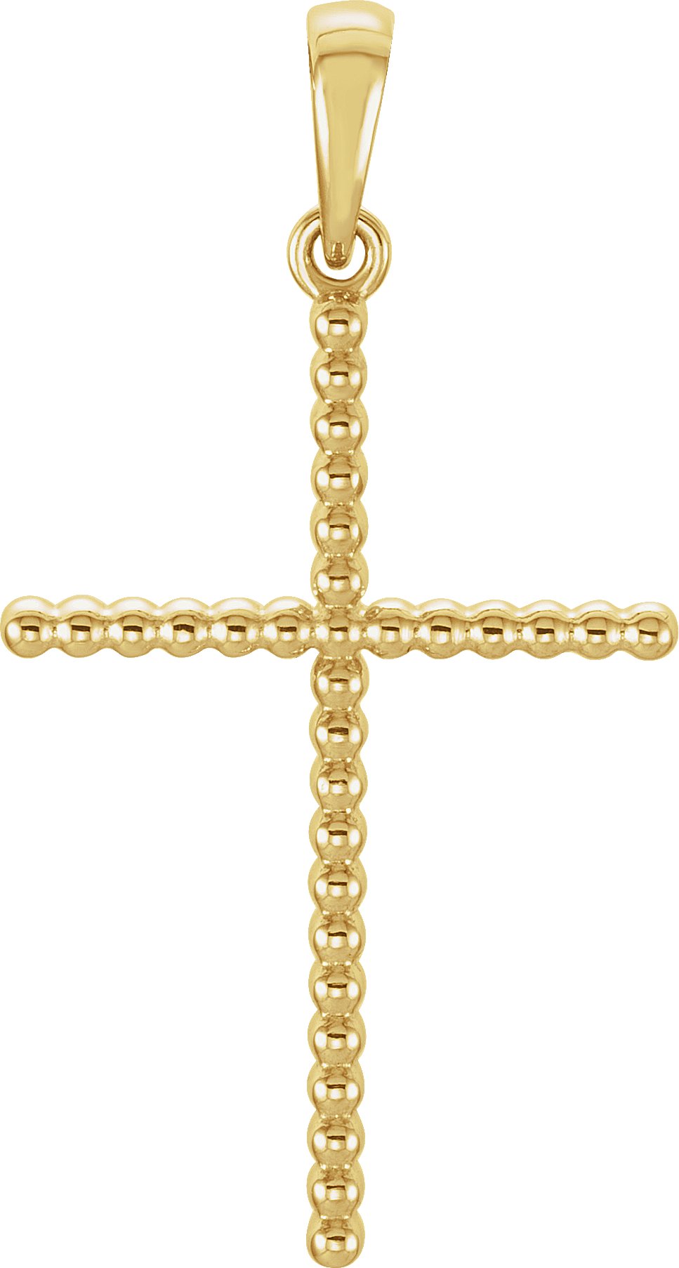 Beaded Cross Necklace or Pendant
