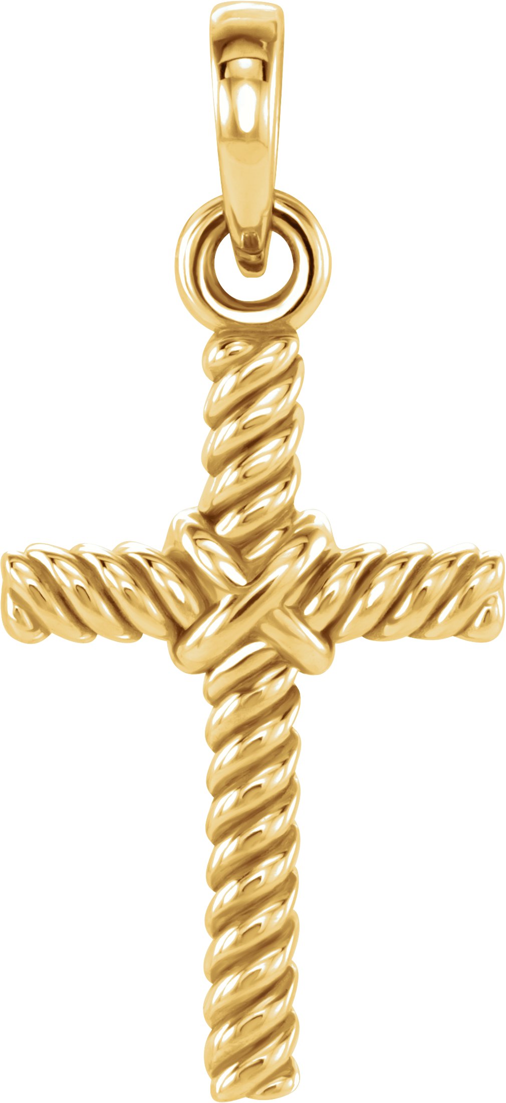 Rope Cross Pendant