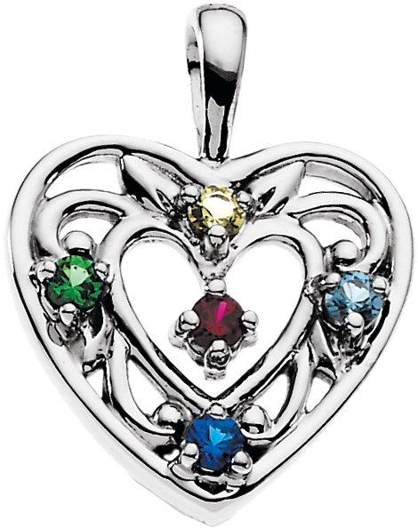 Family Heart Pendant