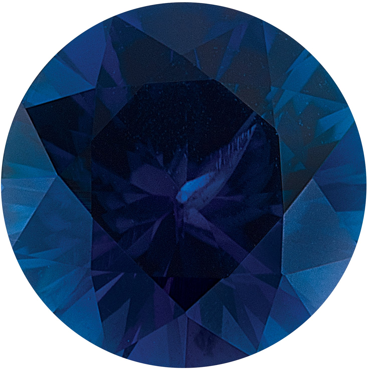 Round on sale cut sapphire