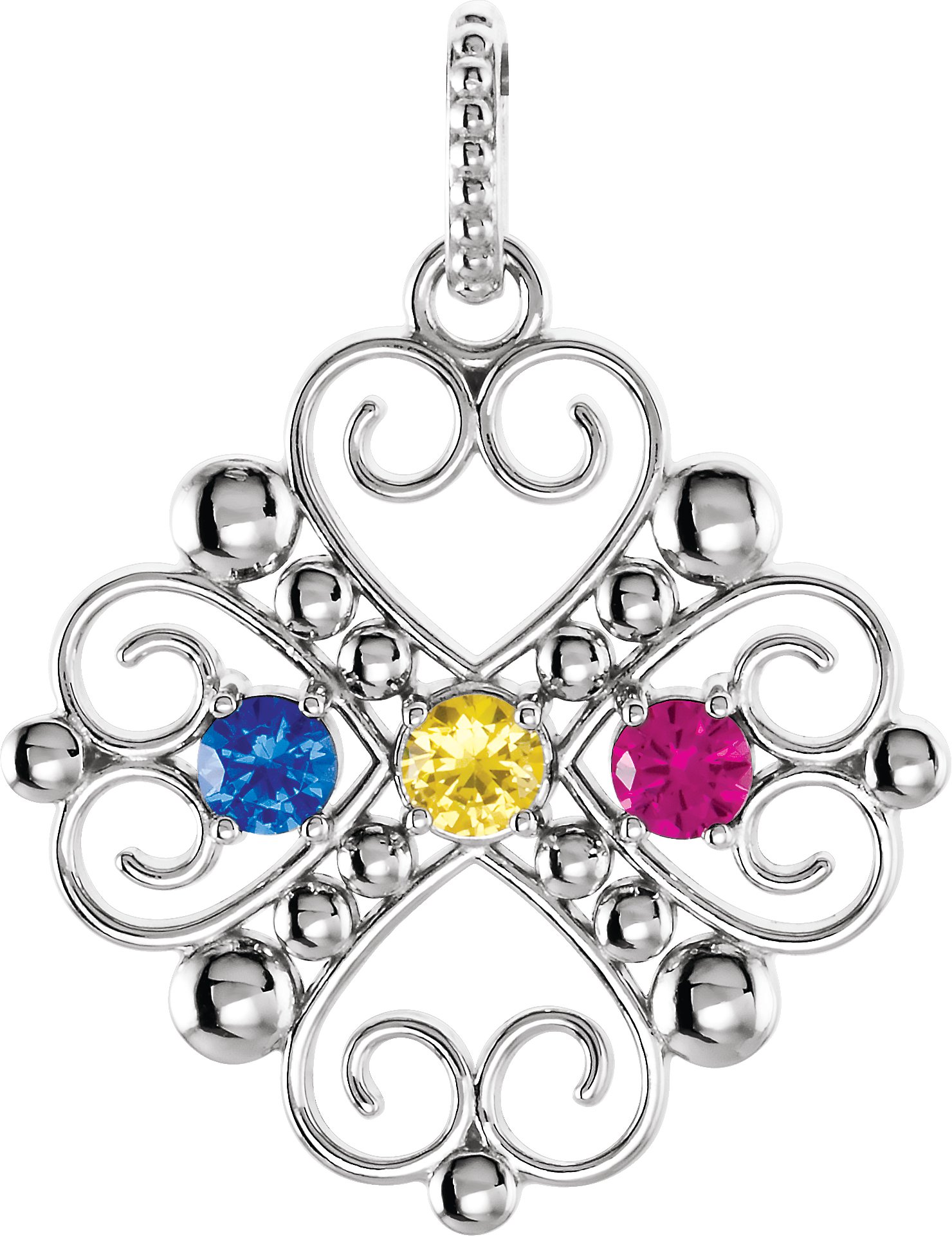 Family Heart Pendant