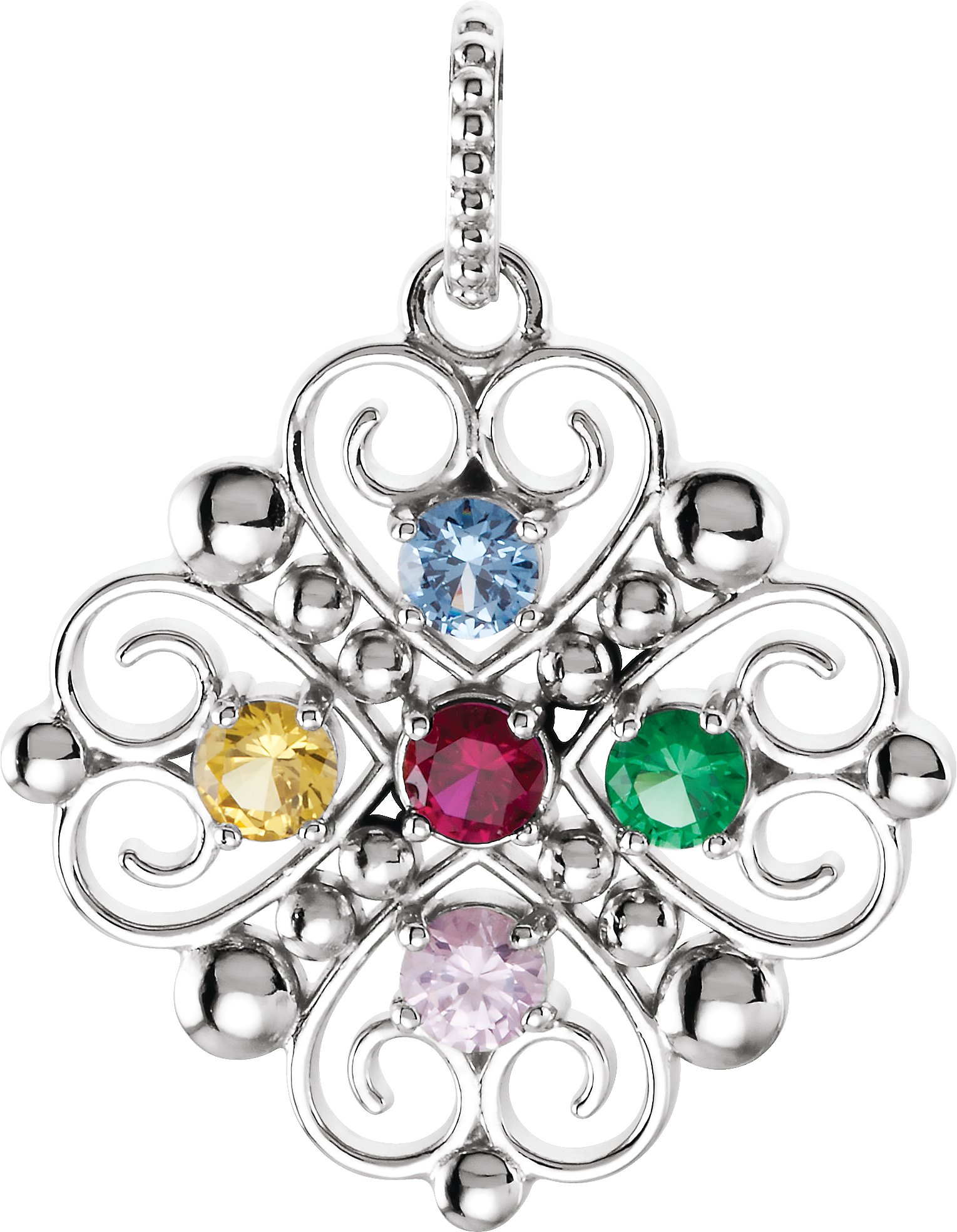 Family Heart Pendant