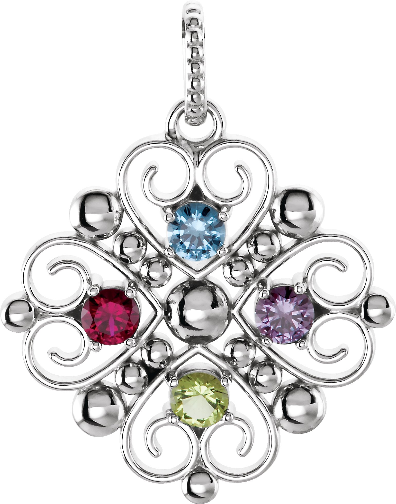 Family Heart Pendant