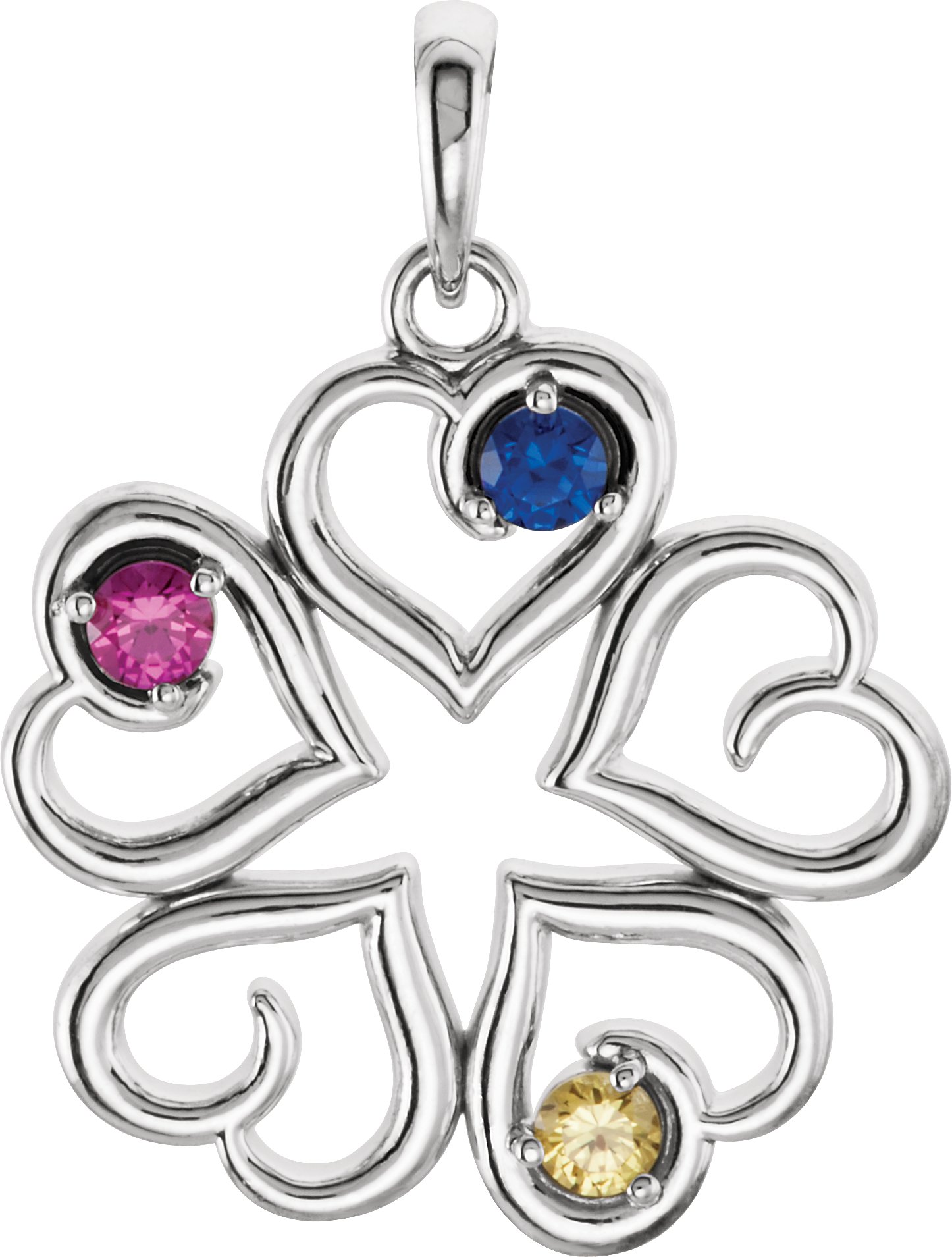 Family Heart Pendant
