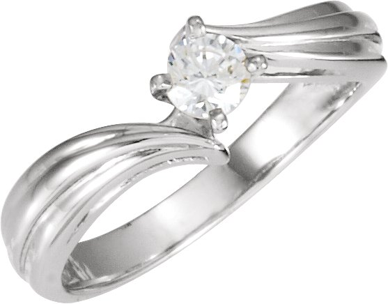 Platinum Diamond Engagement Ring .25 Carat Ref 269426