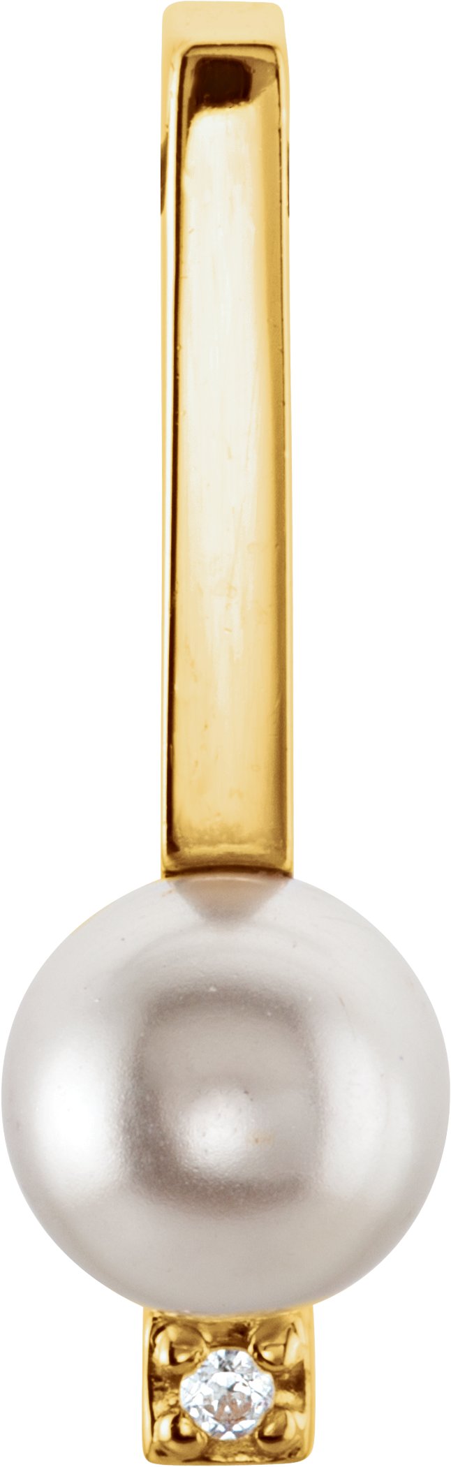 Pearl Bar Slide Pendant
