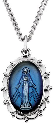 Oval Miraculous Medal 21 x 15mm Ref 530154
