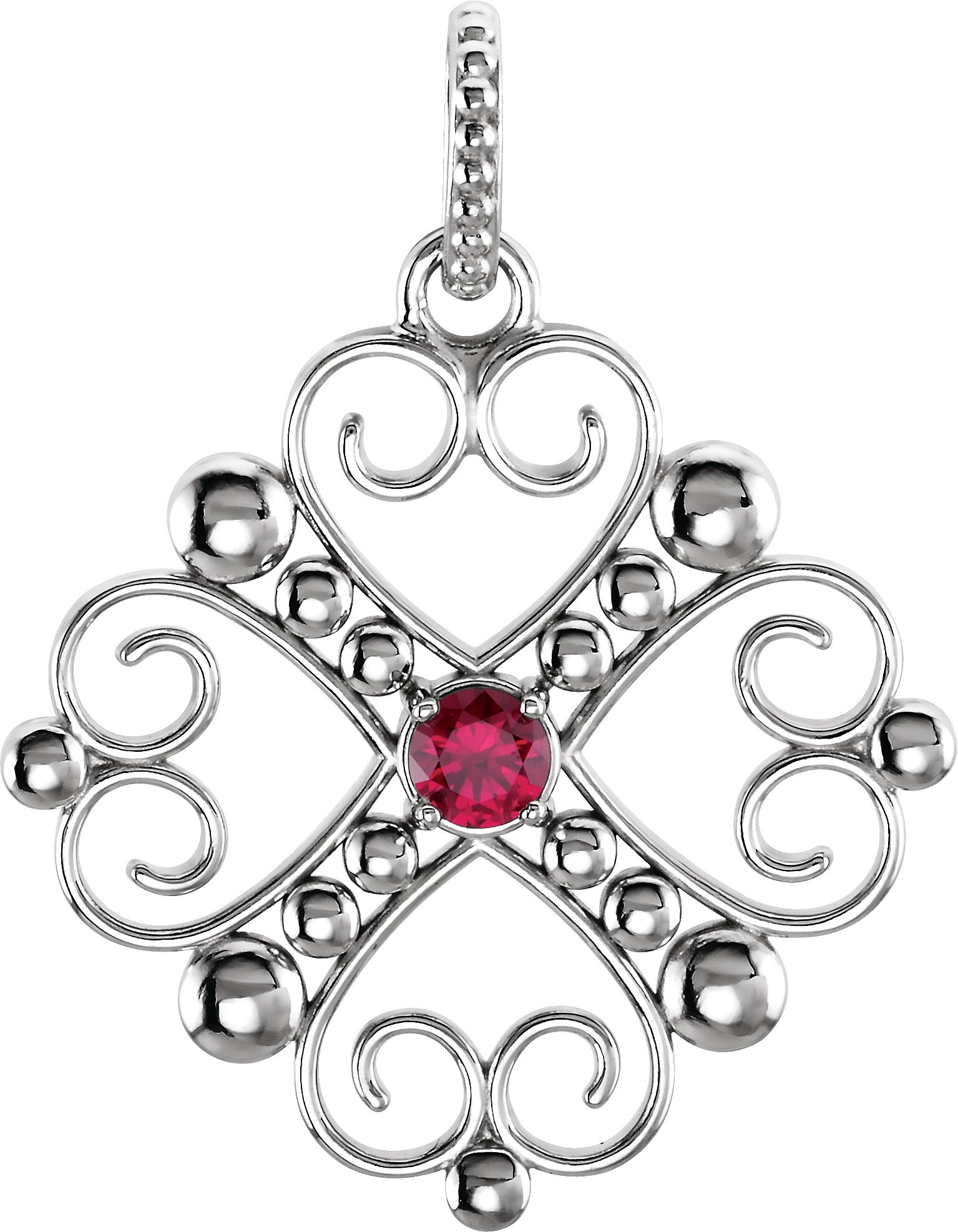 Family Heart Pendant