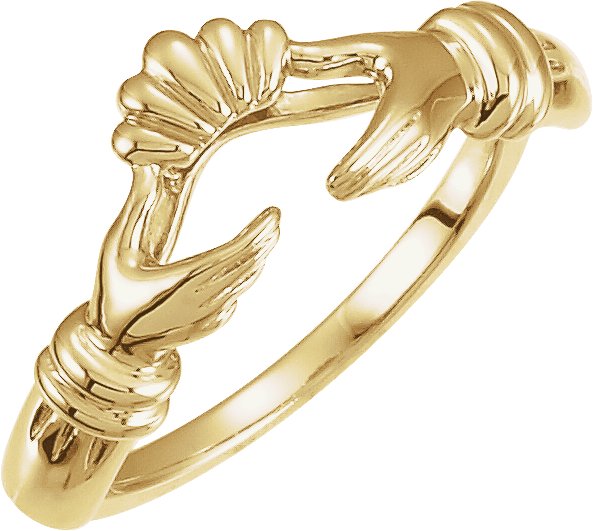 Claddagh Wrap-Style Ring Enhancer