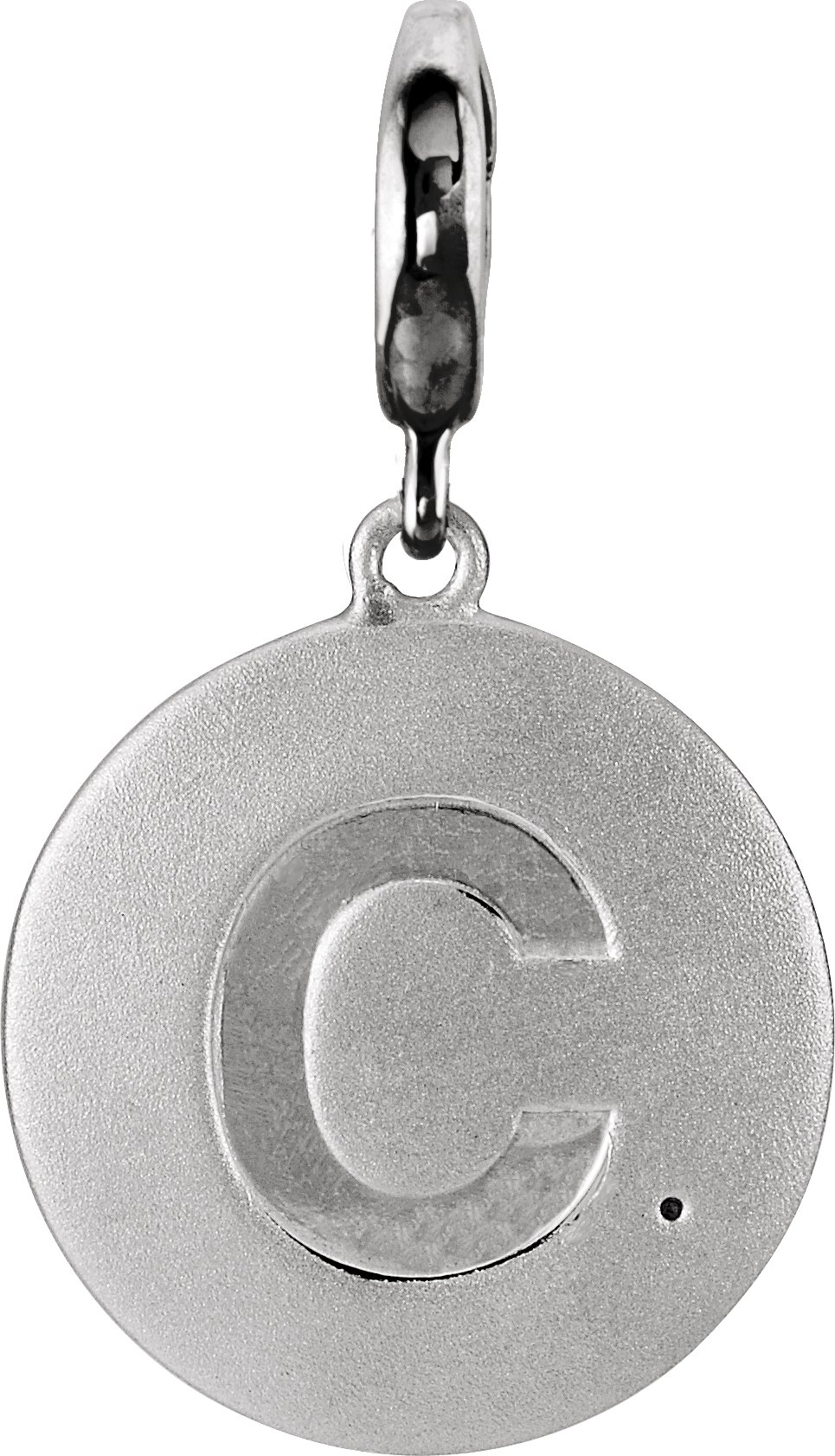 Accented Initial Charm/Pendant