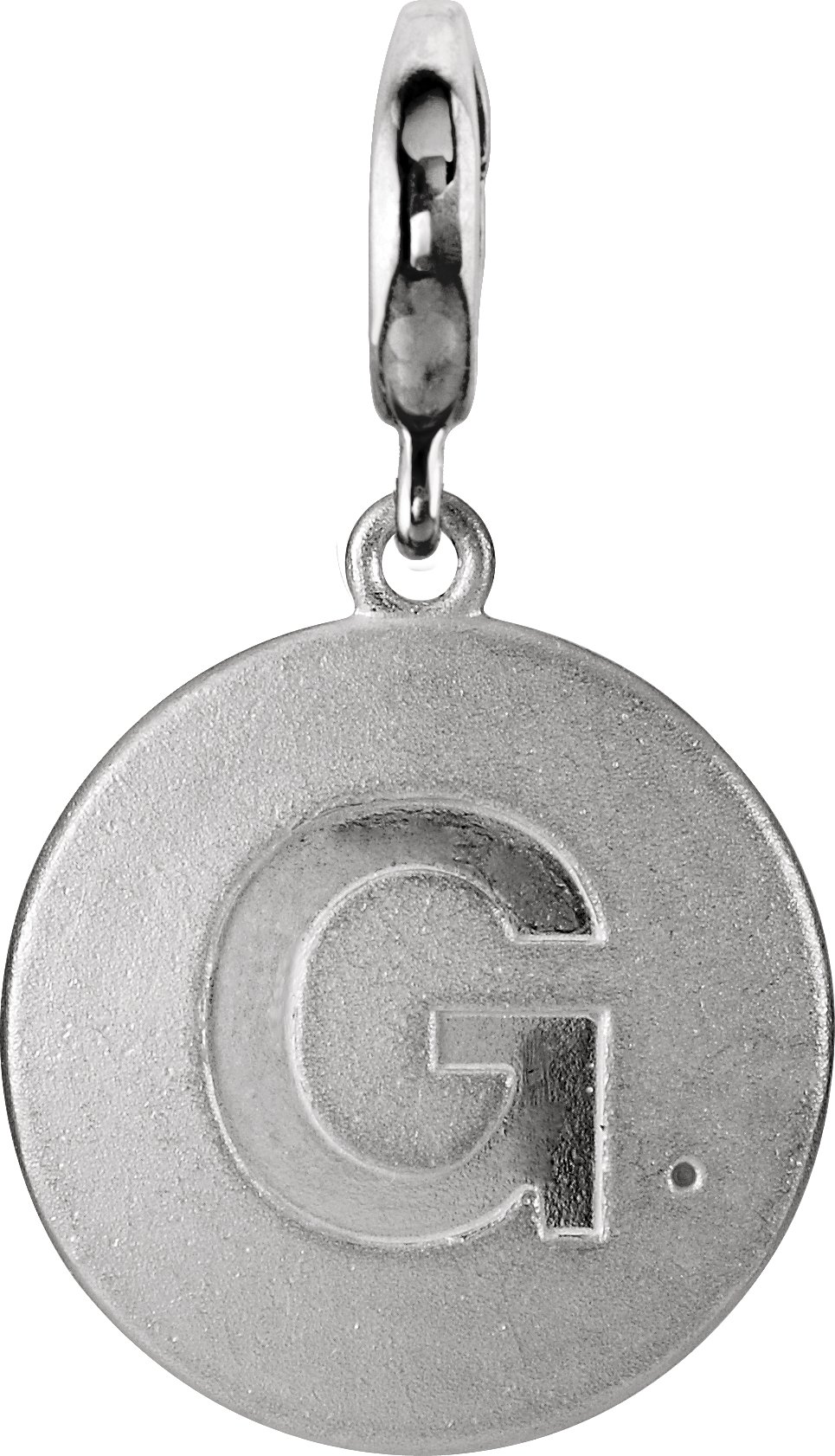 Accented Initial Charm/Pendant