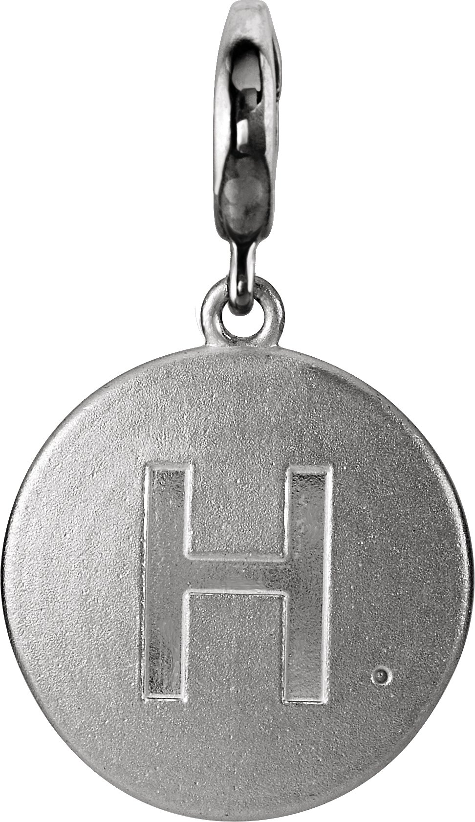 Accented Initial Charm/Pendant
