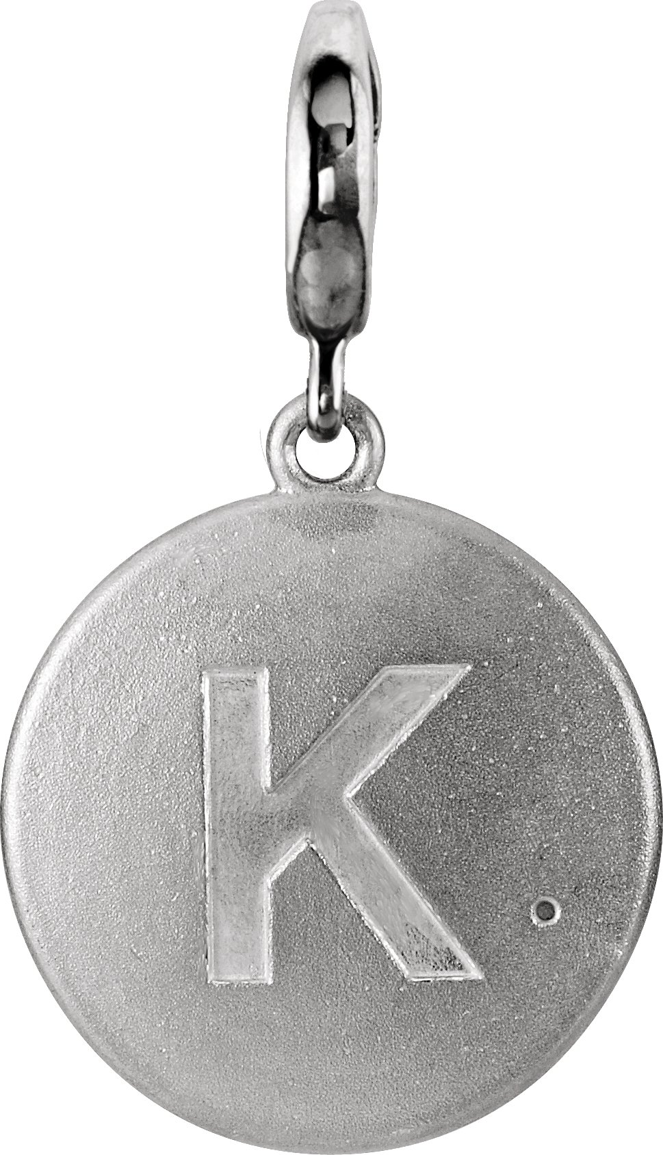 Accented Initial Charm/Pendant