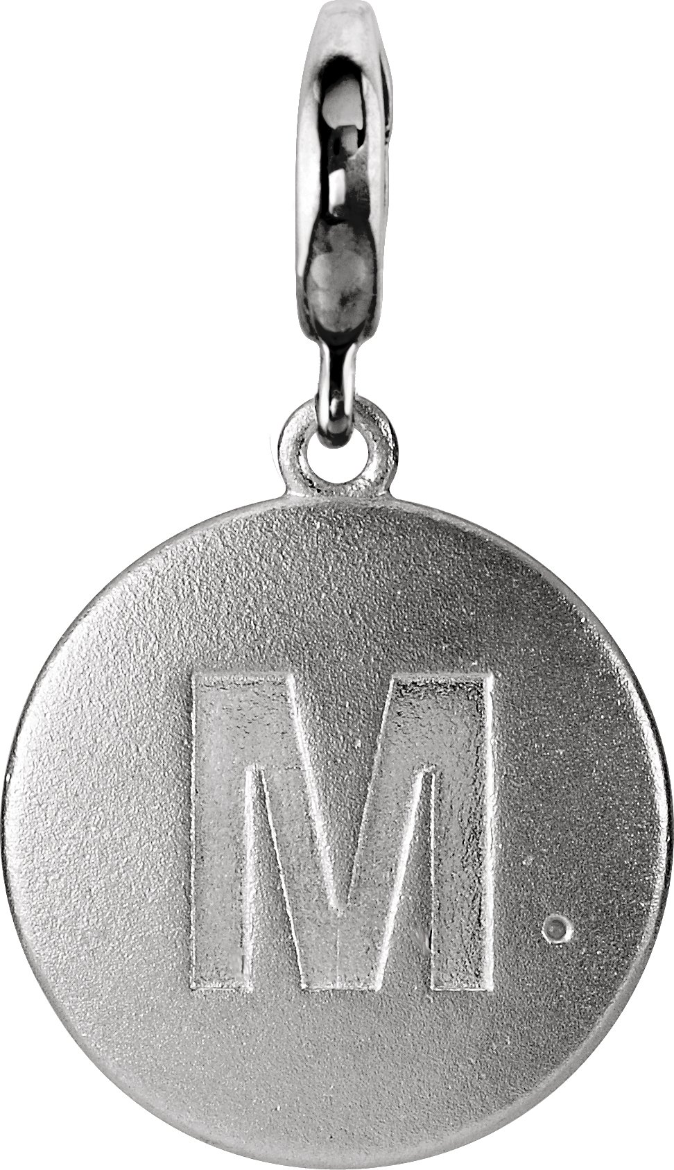 Accented Initial Charm/Pendant