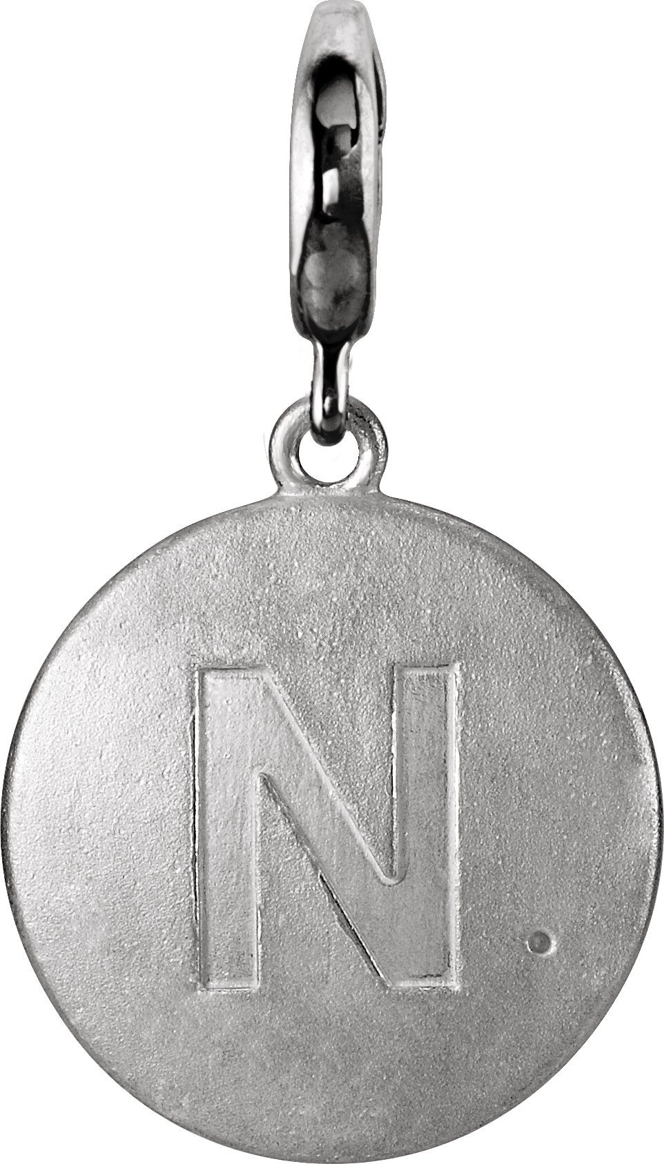 Accented Initial Charm/Pendant