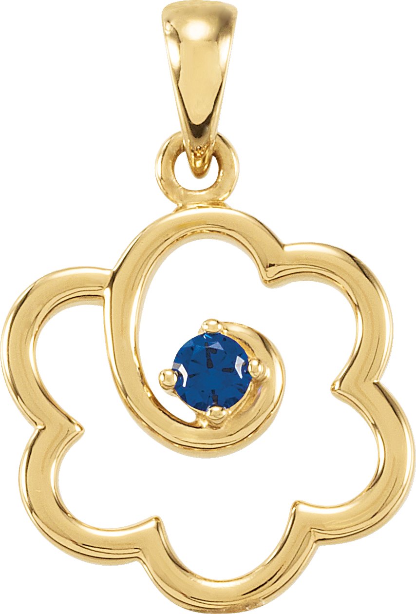 Family Flower Pendant