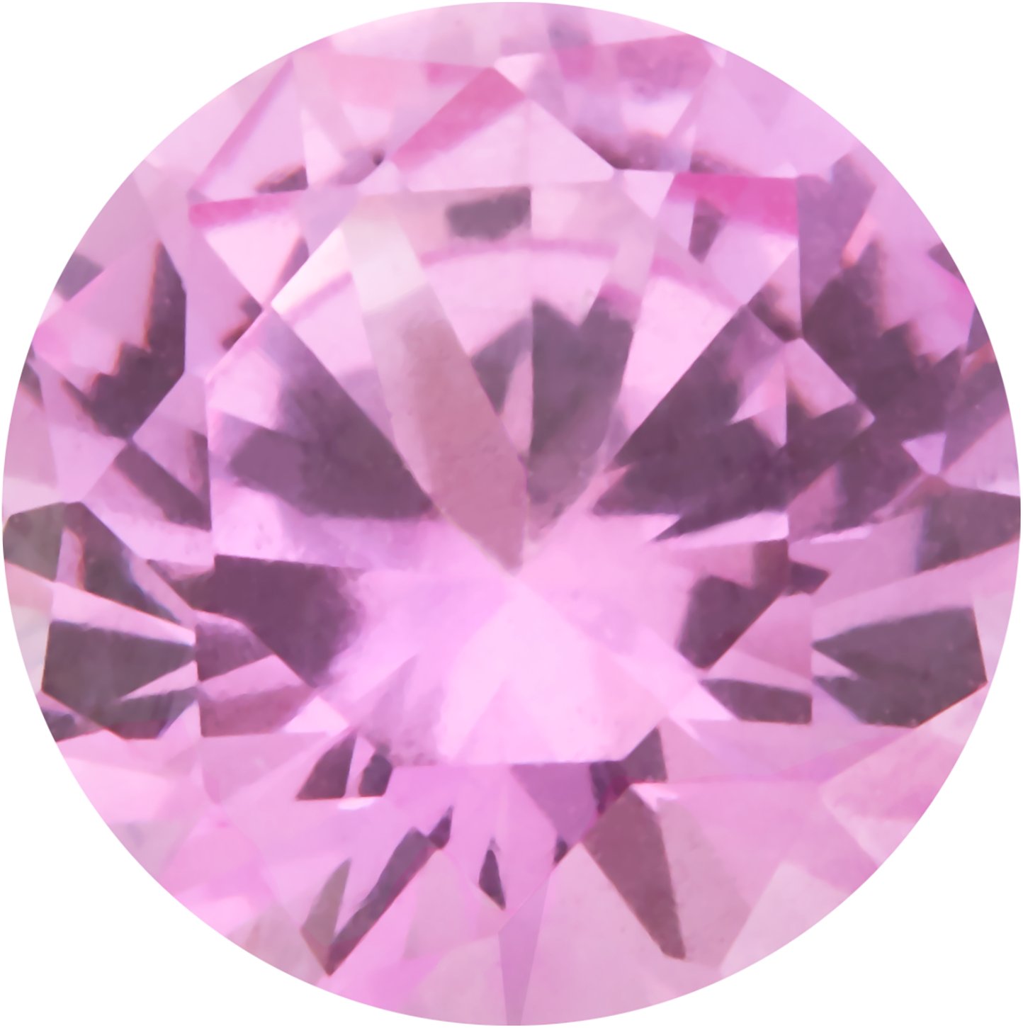 10 mm Round Faceted Imitation Pink Tourmaline | Stuller