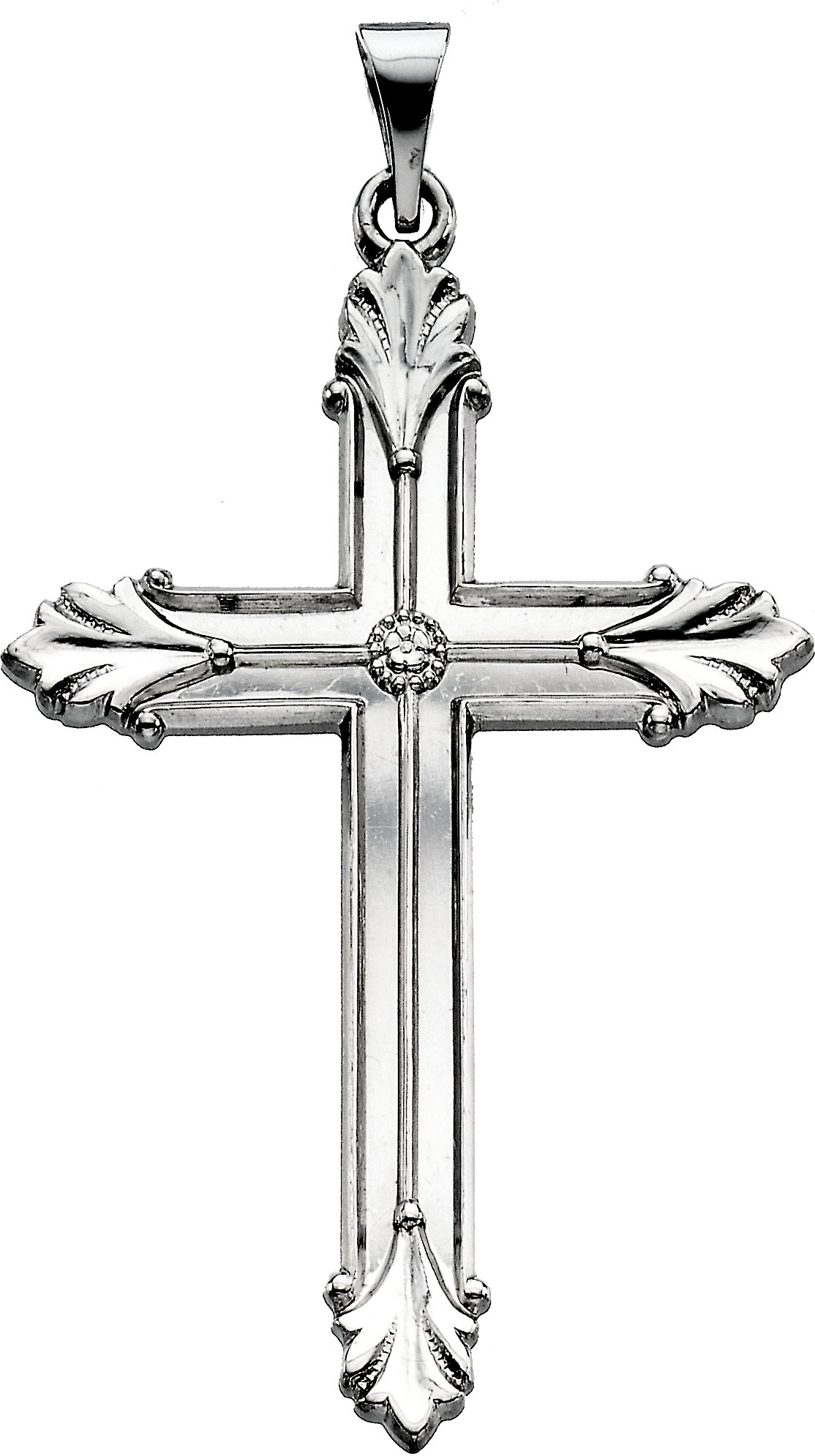 Fancy Cross Pendant 37.5 x 25.5mm Ref 805260