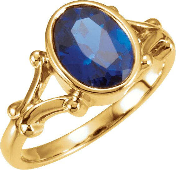 Bezel-Set Solitaire Ring