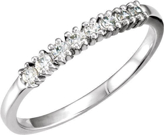 Platinum Diamond Anniversary Band .17 CTW Ref 658605