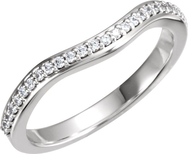10K Rose Accented Band Mounting