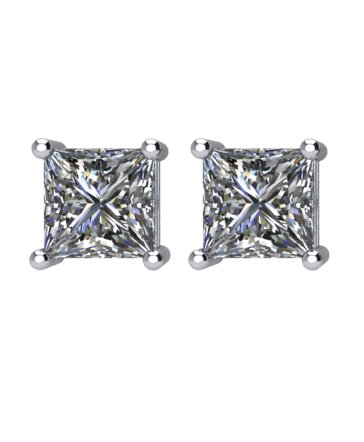 14K White 1/3 CTW Natural Diamond Stud Earring