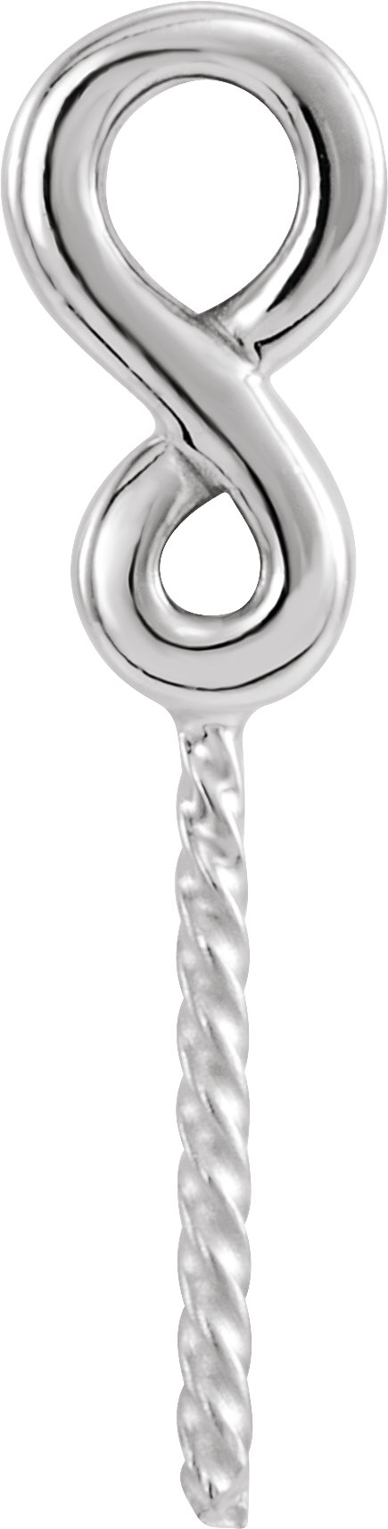 Infinity-Inspired Pearl Pendant
