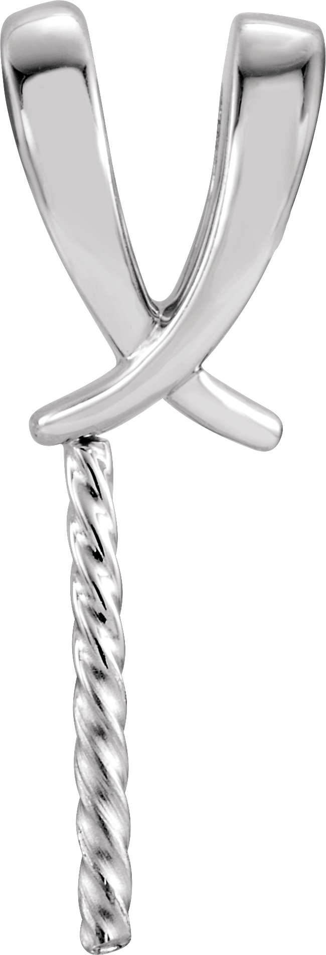 Criss-Cross Pearl Pendant