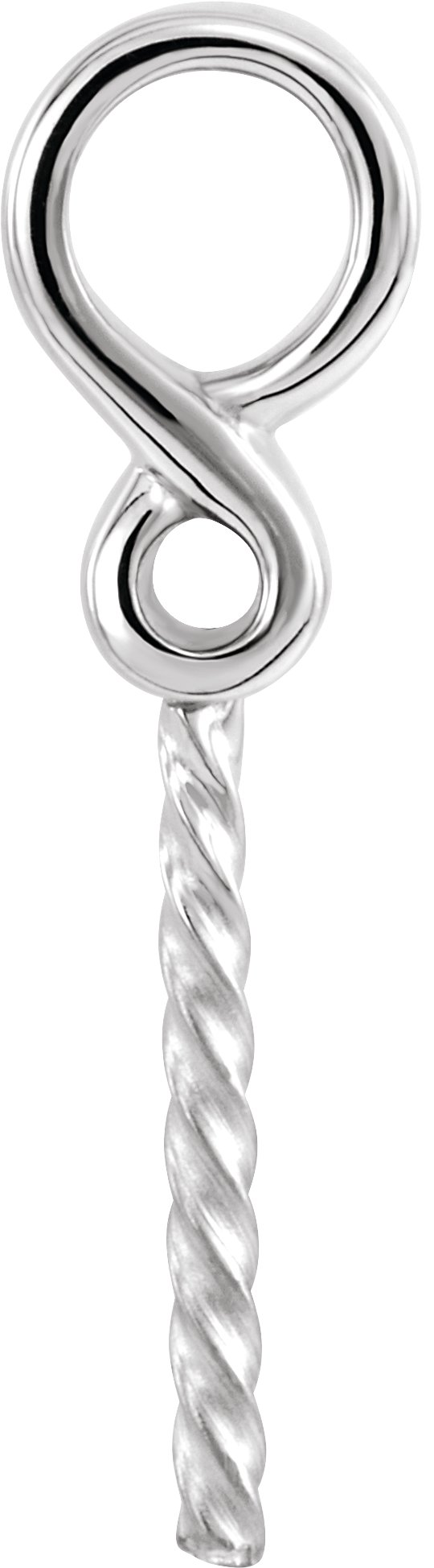 Infinity-Inspired Pearl Pendant