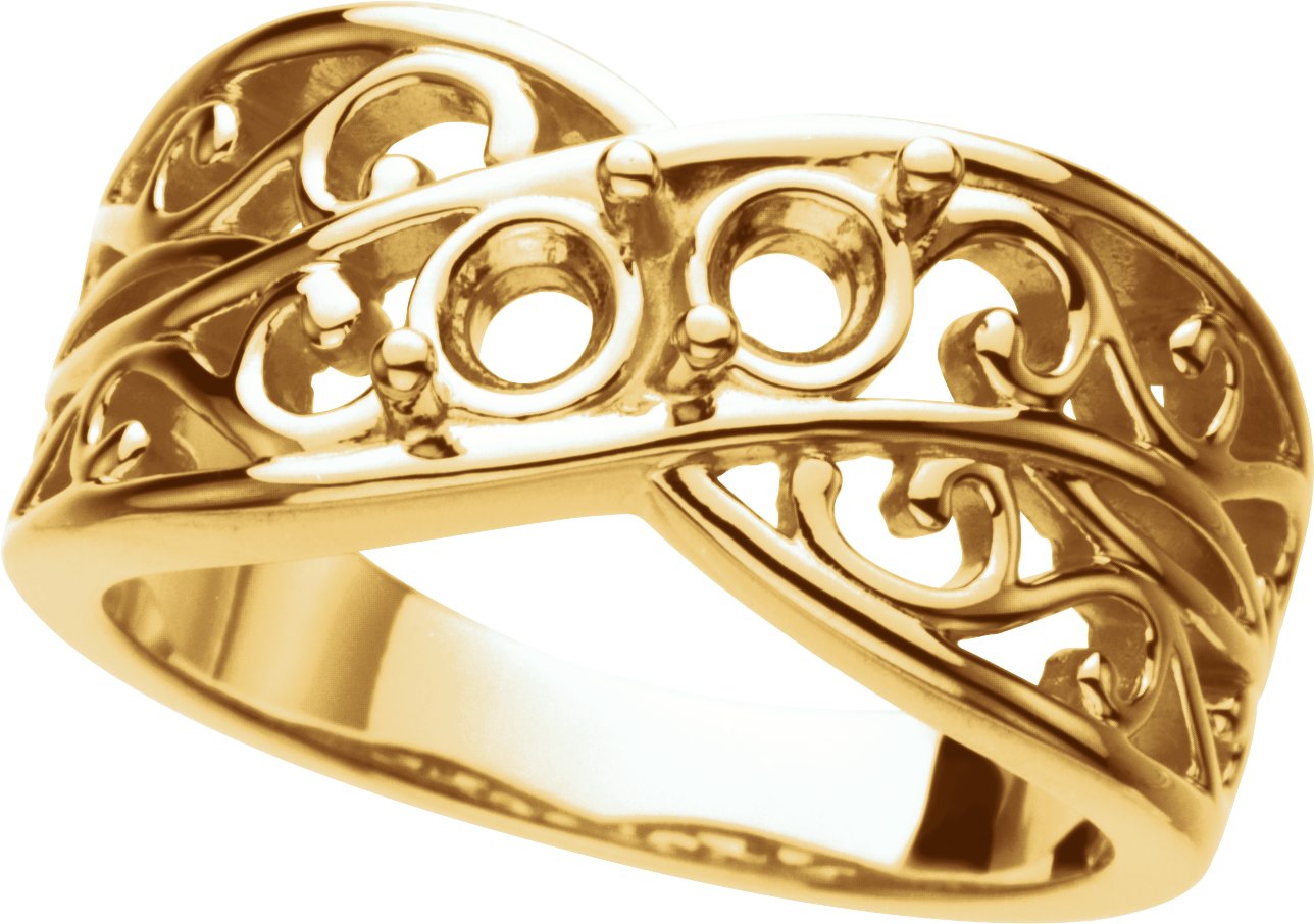 Family Criss-Cross Ring