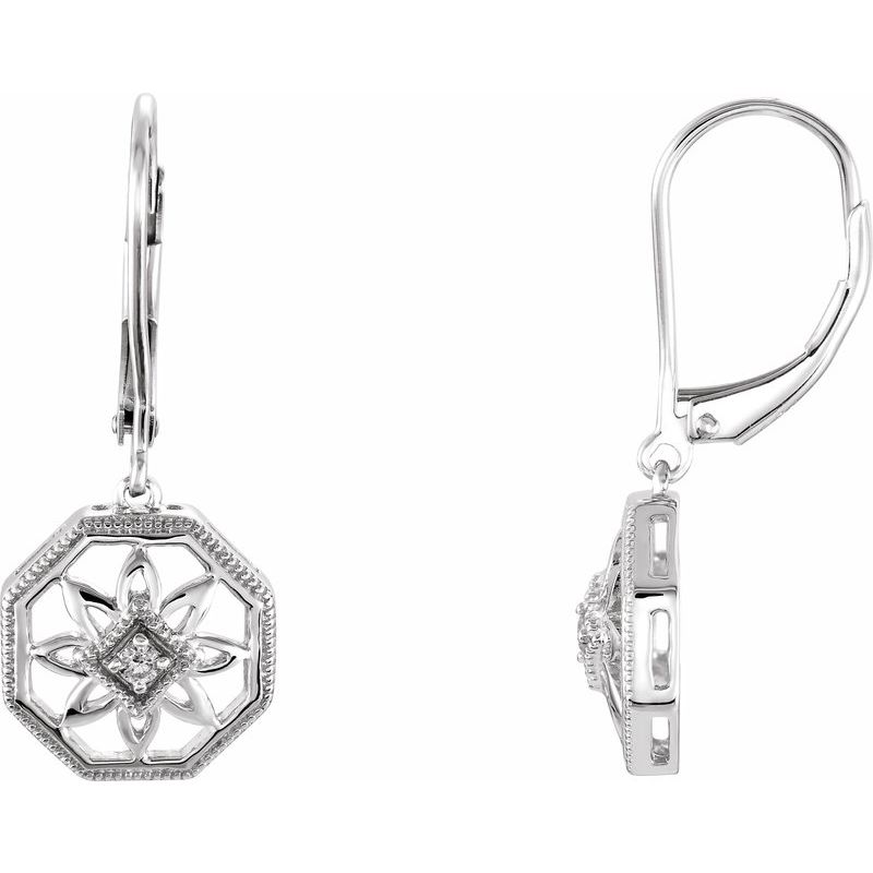 Granulated Filigree Earrings