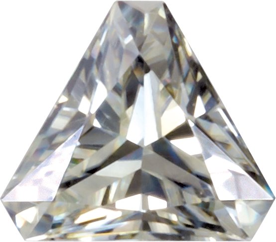 Triangle Lab Created Moissanite