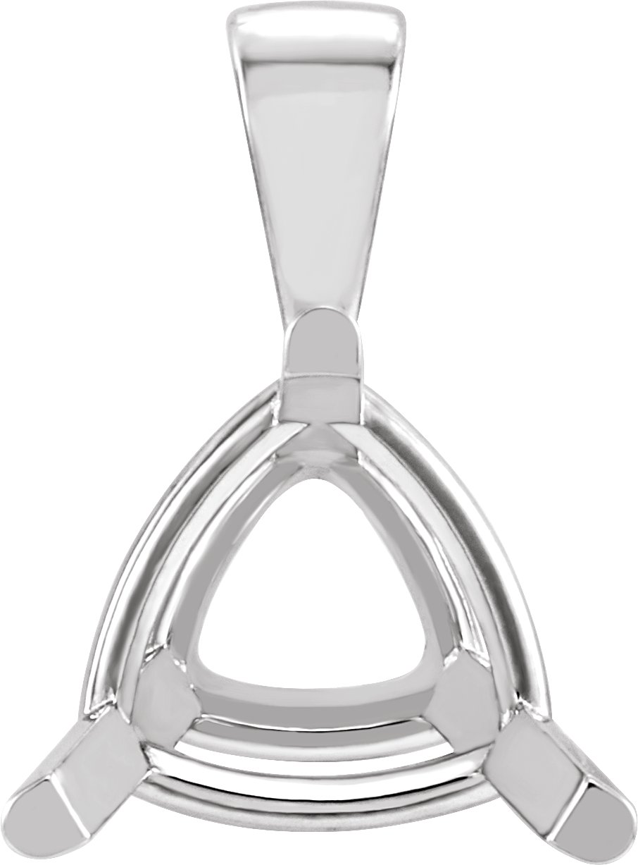 Trillion 3-Prong Basket Pendant