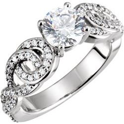 Engagement Mounting or Matching Band