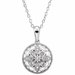 Sterling Silver .05 CTW Natural Diamond 18
