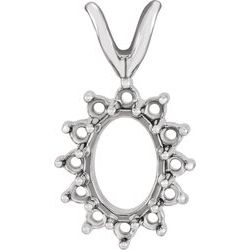 Oval Cluster Pendant