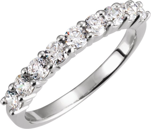 Platinum 1 1/4 CTW Lab-Grown Diamond Anniversary Band