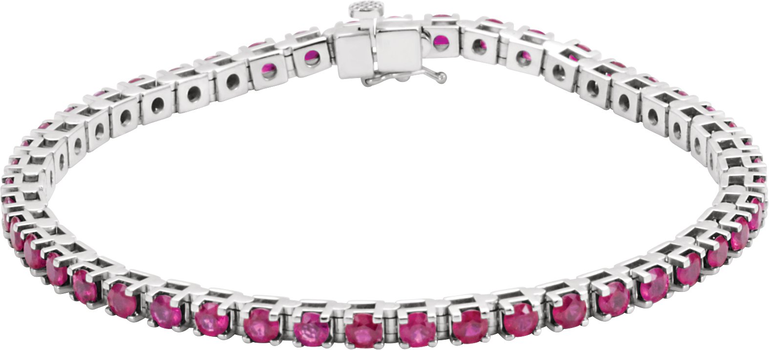 Platinum Ruby Line 7 inch Bracelet Ref. 11376579