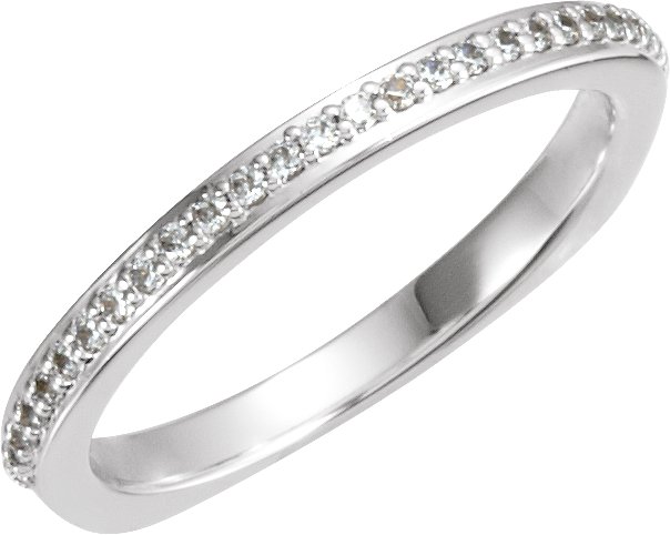 Accented Euro Shank Engagement Ring or Band
