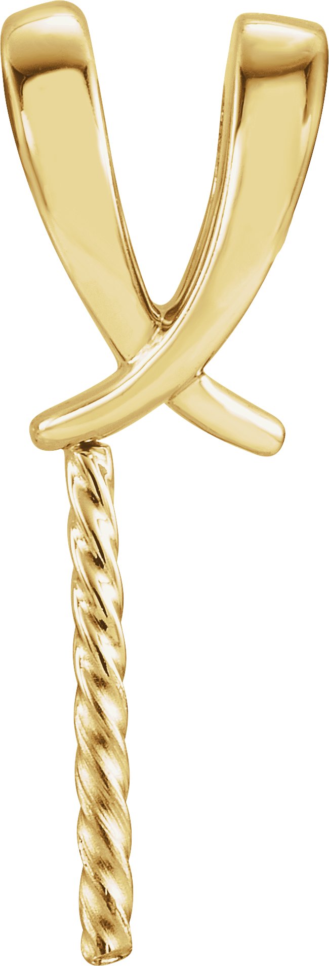 Criss-Cross Pearl Pendant