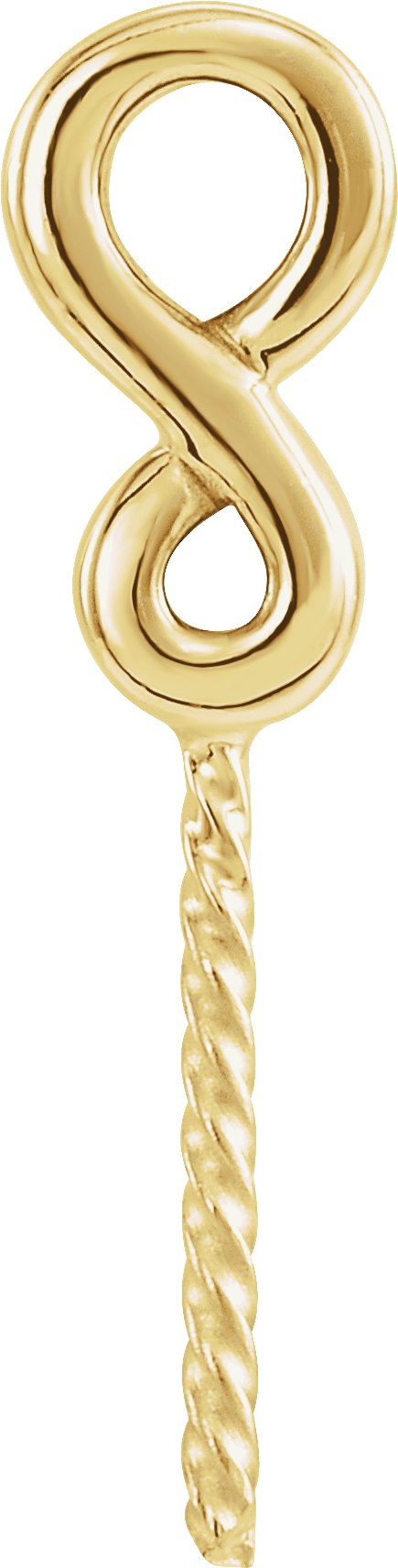 Infinity-Inspired Pearl Pendant