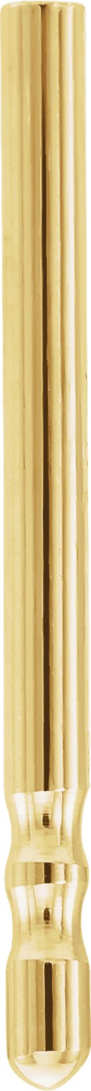 .03x.37" Double Notched Earring Post
