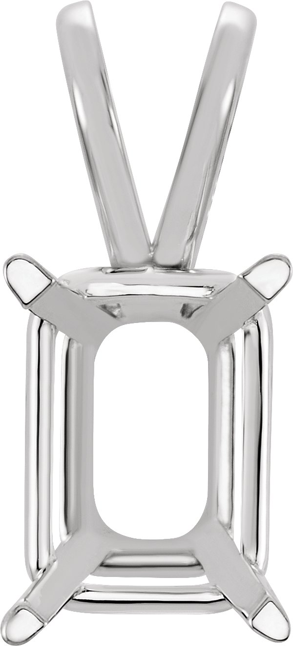 Emerald 4-Prong Pendant
