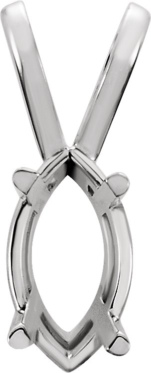 Marquise 4-Prong Basket Pendant