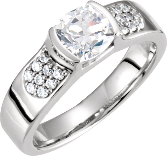 Diamond Engagement Ring, Semi-Mount or Band