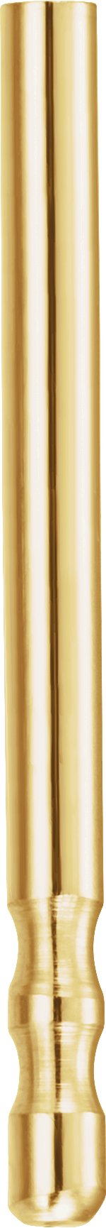 .036"x.444" Double Notched Earring Post