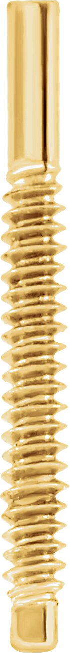 .03"x.325" Baby Threaded Earring Post